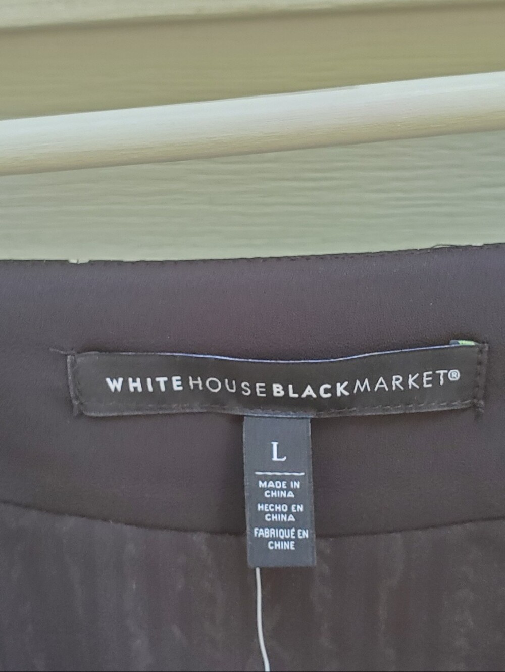NEW! White House Black Market Belted Midi Dress Size L - Picture 5 of 7